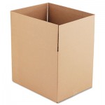 UNV683326 Brown Corrugated - Fixed-Depth Shipping Boxes, 24l x 18w x 18h, 10/Bundle UFS241818