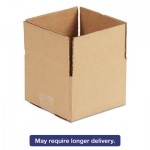 166438 Brown Corrugated - Fixed-Depth Shipping Boxes, 12l x 12w x 8h, 25/Bundle UFS12128