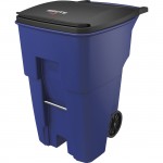 Rubbermaid Commercial Brute 95-gallon Rollout Container 9W2273BLU