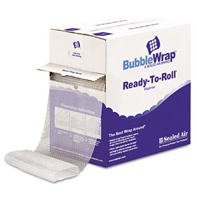 Sealed Air 1000022501 Bubble Wrap Cushion Bubble Roll, 1/2" Thick, 12" x 65ft SEL90065