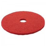 3M Buffer Floor Pad 5100, 20", Red, 5/Carton MMM08395