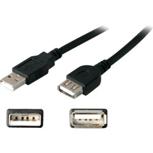 AddOn Bulk 5 Pack 10ft (3M) USB 2.0 A to A Extension Cable - M/F USBEXTAA10FB-5PK