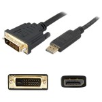 AddOn Bulk 5 Pack 10ft (3M) Displayport to DVI Converter Cable - M/M DISPORT2DVI10F-5PK