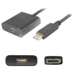 AddOn Bulk 5 Pack Displayport to HDMI Adapter Converter Cable - M/F DISPLAYPORT2HDMI-5PK
