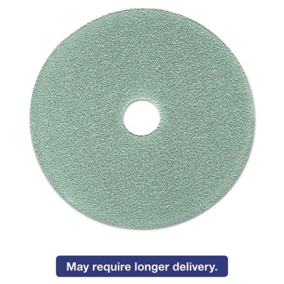 Burnish Floor Pad 3100, 19", Aqua, 5/Carton MMM08752