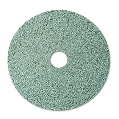 Burnish Floor Pad 3100, 20", Aqua, 5/Carton MMM08753