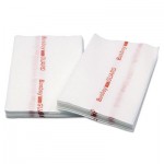 Busboy Guard Antimicrobial Towels, White/Red, 12 x 21, 1/4 Fold, 150/Carton CSD3205