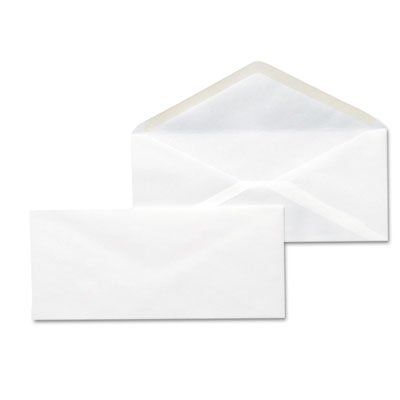 UNV35210 Business Envelope, V-Flap, #10, White, 500/Box UNV35210