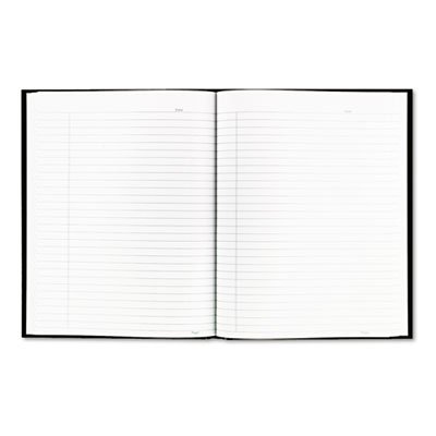 Blueline Business Notebook w/Black Cover, College Rule, 9-1/4 x 7-1/4, 192-Sheets REDA9