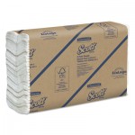 Scott 1510 C-Fold Paper Towels, 10 1/8 x 13 3/20, White, 200/Pack, 12 Packs/Carton KCC01510