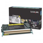 Lexmark C746, C748 Yellow Return Program Toner Cartridge C746A1YG