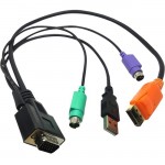 Lantronix Cable for Spider Duo-PS/2, Computer Input, Standard 21.6" 500-197-R-ACC