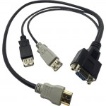 Lantronix Cable for Spider Duo-USB, Local Input, Standard 21.6" 500-196-R-ACC