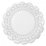 HFM 500238 Cambridge Lace Doilies, Round, 10", White, 1000/Carton HFM500238