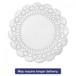 HFM 500239 Cambridge Lace Doilies, Round, 12", White, 1000/Carton HFM500239