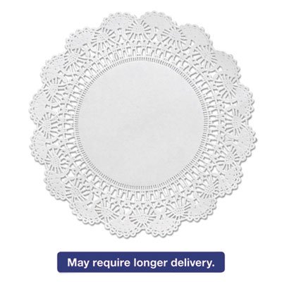 HFM 500236 Cambridge Lace Doilies, Round, 8", White, 1000/Carton HFM500236