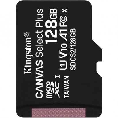 Kingston Canvas Select Plus microSD Card With Android A1 Performance Class SDCS2/128GBSP