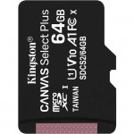 Kingston Canvas Select Plus microSD Card With Android A1 Performance Class SDCS2/64GBSP