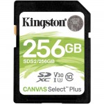 Kingston Canvas Select Plus SD Card For HD 1080p And 4K Video Cameras SDS2/256GB