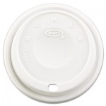 Dart Cappuccino Dome Sipper Lids, Fits 12-24oz Cups, White, 1000/Carton DCC16EL