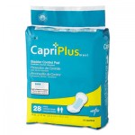 Capri Plus Bladder Control Pads, Ultra Plus, 8" x 17", 28/Pack, 6/Carton MIIBCPADE03CT