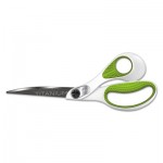 ACM16445 Carbo Titanium Bonded Scissors, 9" Long, Bent Handle, White/Green ACM16445