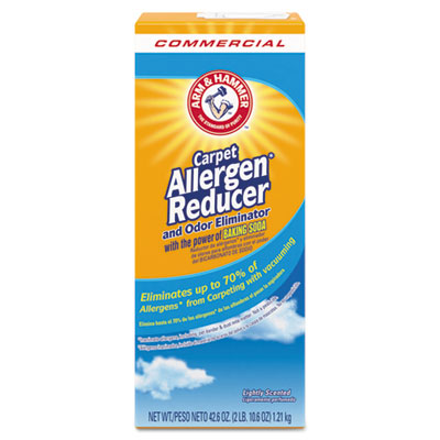 Arm & Hammer 33200-84113 Carpet and Room Allergen Reducer and Odor Eliminator, 42.6 oz Box, 9/Carton CDC3320084113CT