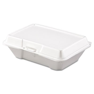 DCC 205HT1 Carryout Food Container, Foam, 1-Comp, 9 3/10 x 6 2/5 x 2 9/10, 200
