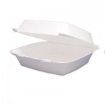 Dart Carryout Food Container, Foam Hinged 1-Comp, 9 1/2 x 9 1/4 x 3, 200/Carton DCC95HT1R