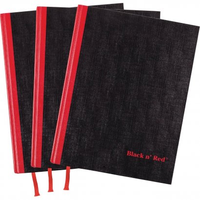 Black n' Red Casebound Hardcover Notebook 3-pack 400123487