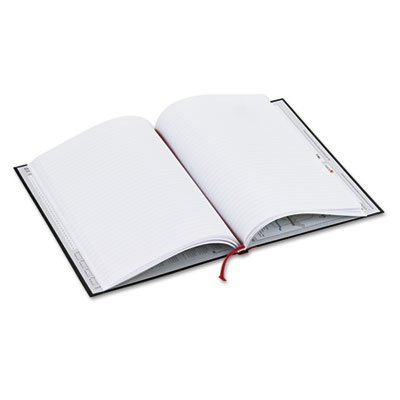 Black n' Red Casebound Notebook, Legal Rule, 8 1/4 x 11 3/4, White, 96 Sheets JDKD66174