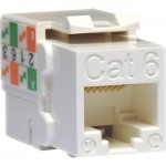 Tripp Lite Cat. 6/Cat. 5e 110 Punch Down Keystone Jack N238-001-WH