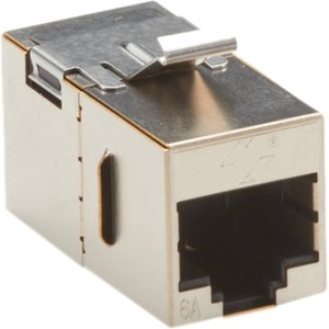 Black Box Cat.6A Keystone Coupler - Shielded, 10-Pack C6ACP70S-SV-10PAK