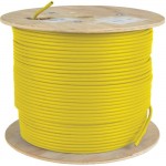 Tripp Lite Cat5e 350 MHz Bulk Solid-Core PVC Cable, Yellow, 1000 ft N022-01K-YW