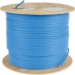 Tripp Lite Cat5e 350 MHz Bulk Solid-Core Plenum-Rated PVC Cable, Blue, 1000 ft N024-01K-BL