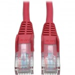 Tripp Lite Cat5e 350 MHz Snagless Molded UTP Patch Cable (RJ45 M/M), Red, 6 ft N001-006-RD