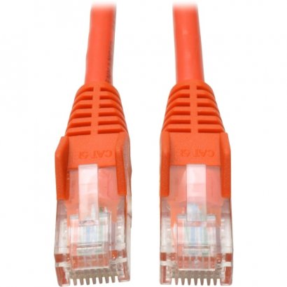 Cat5e 350MHz Snagless Molded Patch Cable (RJ45 M/M) - Orange, 3-ft. N001-003-OR