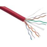 CAT5e Bulk Cable Spool 1000FT (Red) C5EBCS-R1000-AX