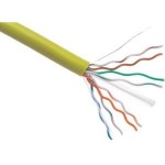 CAT5e Bulk Cable Spool 1000FT (Yellow) C5EBCS-Y1000-AX