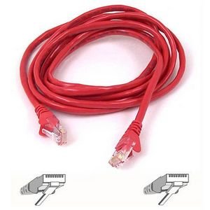 Belkin Cat5e Network Cable A3L791-03-RED