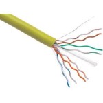 CAT5e Plenum Bulk Cable Spool 1000FT (Yellow) C5EBCSY1000P-AX