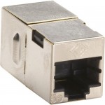 Black Box CAT5e Shielded Straight-Pin Coupler - Silver FM508-R2