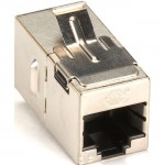 Black Box CAT5e Shielded Straight-Pin Keystone Coupler - Silver FM593