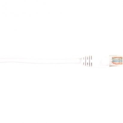 Black Box CAT5e Value Line Patch Cable, Stranded, White, 6-ft. (1.8-m) CAT5EPC-006-WH