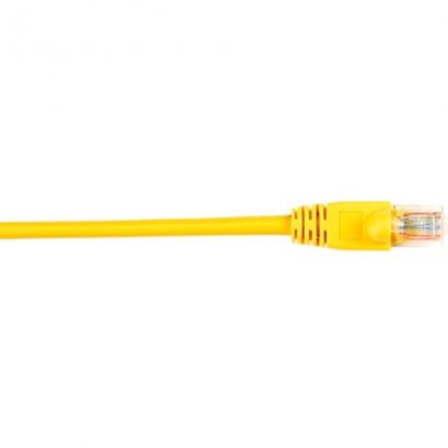 Black Box CAT5e Value Line Patch Cable, Stranded, Yellow, 6-ft. (1.8-m) CAT5EPC-006-YL