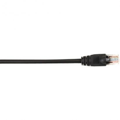 Black Box CAT5e Value Line Patch Cable, Stranded, Black, 2-ft. (0.6-m) CAT5EPC-002-BK