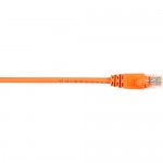 Black Box CAT5e Value Line Patch Cable, Stranded, Orange, 1-ft. (0.3-m) CAT5EPC-001-OR