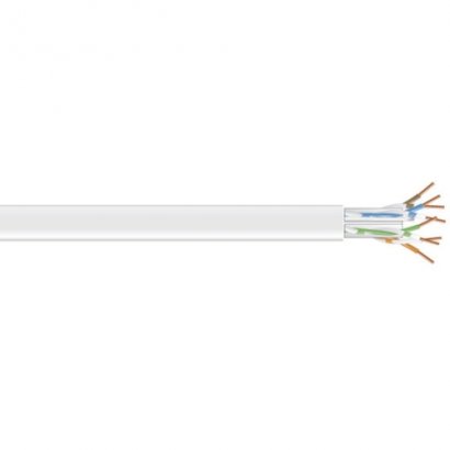 Black Box CAT5e Value Line Solid Bulk Cable, CM, 1000-ft. (304.8-m), White C5E-CM-SLD-WH