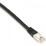 Black Box Cat6 250-MHz Shielded, Stranded Cable SSTP (PIMF), PVC, Black, 10-ft. (3.0-m) EVNSL0272BK-0010