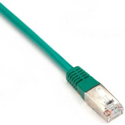 Black Box Cat6 250-MHz Shielded, Stranded Cable SSTP (PIMF), PVC, Green, 2-ft. (0.6-m) EVNSL0272GN-0002